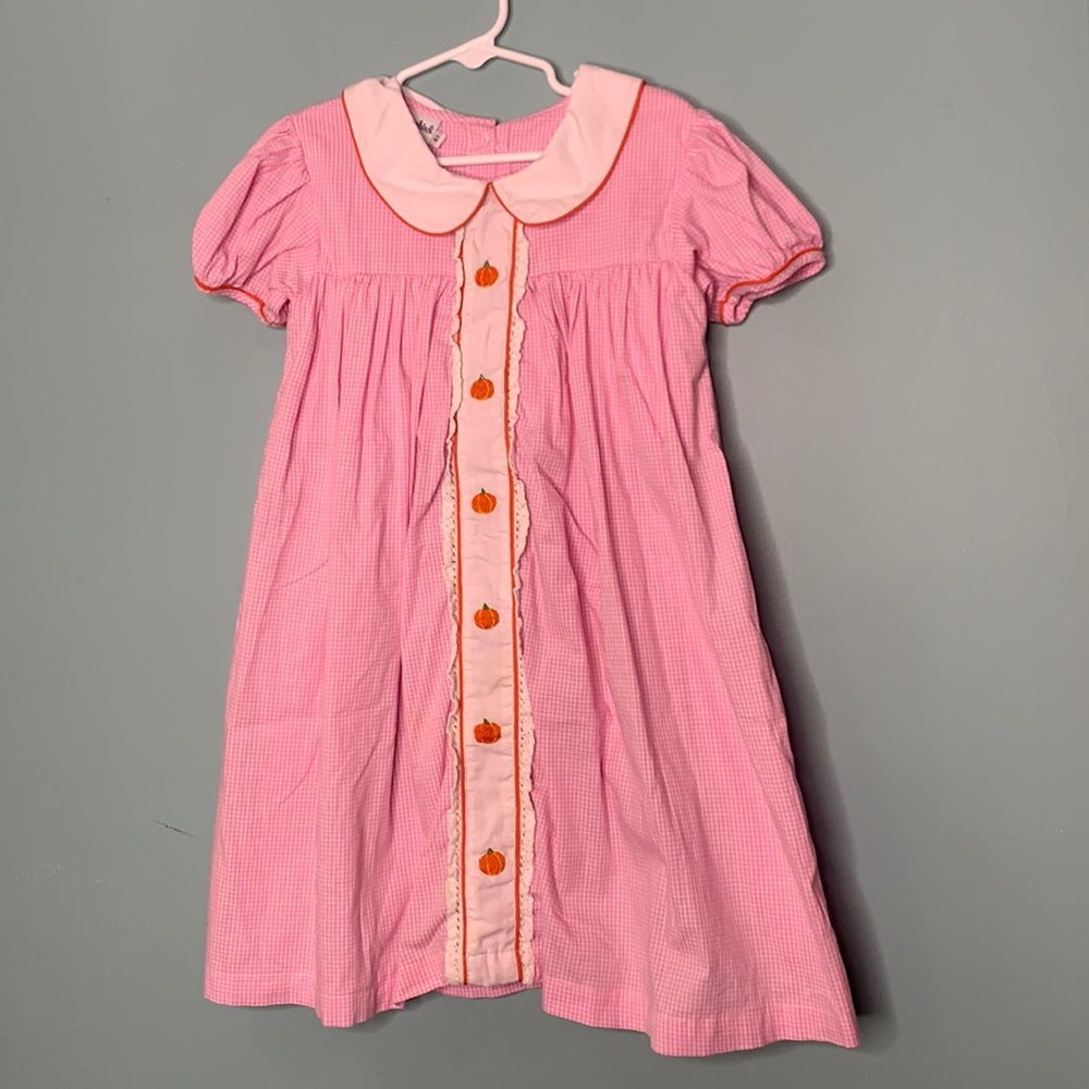Smockingbird 4t pumpkin dress.